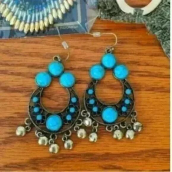 Lot of 3 pairs of Dangle Earrings - Picture 3 of 5